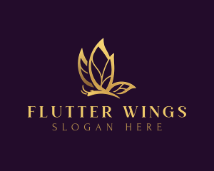 Elegant Butterfly Wings logo design