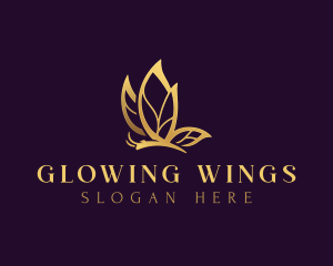 Elegant Butterfly Wings logo design