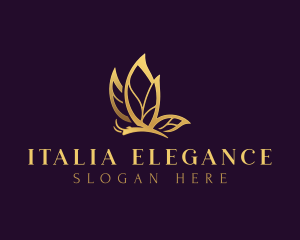 Elegant Butterfly Wings logo design