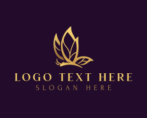 Elegant Butterfly Wings Logo