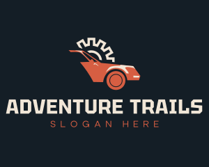 Transport Car Gear logo design