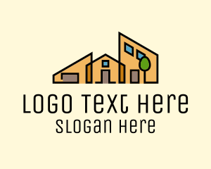 Geometric House Villa  Logo