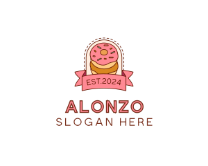 Donut Dessert Sweet logo design