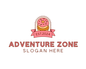 Donut Dessert Sweet logo design