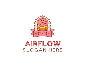 Donut Dessert Sweet logo design