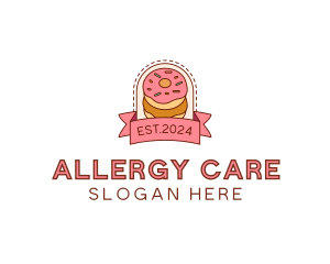 Donut Dessert Sweet logo design