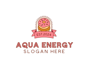 Donut Dessert Sweet logo design