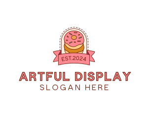 Donut Dessert Sweet logo design