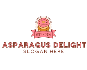 Donut Dessert Sweet logo design