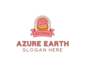 Donut Dessert Sweet logo design