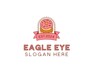 Donut Dessert Sweet logo design