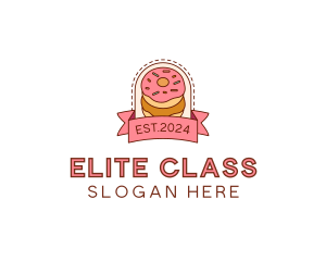 Donut Dessert Sweet logo design