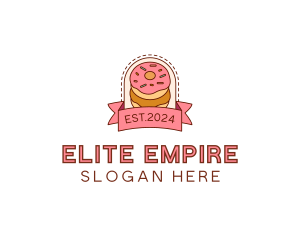 Donut Dessert Sweet logo design