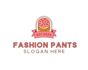 Donut Dessert Sweet logo design