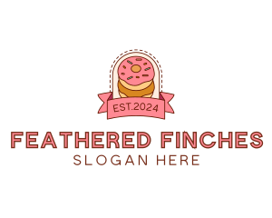 Donut Dessert Sweet logo design