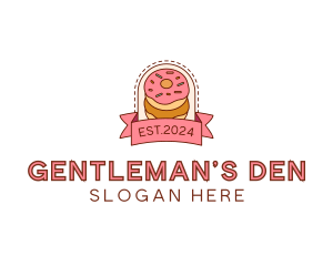 Donut Dessert Sweet logo design