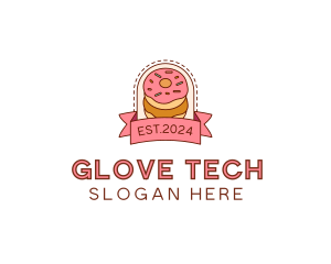 Donut Dessert Sweet logo design