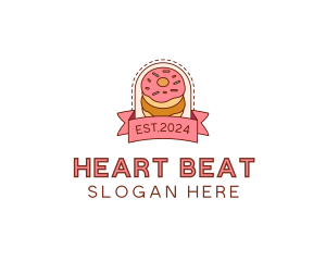 Donut Dessert Sweet logo design