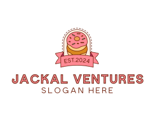 Donut Dessert Sweet logo design