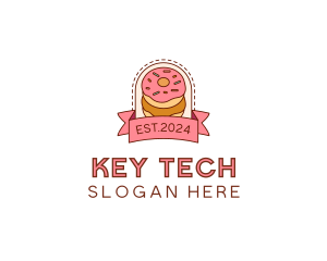 Donut Dessert Sweet logo design