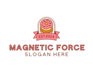 Donut Dessert Sweet logo design