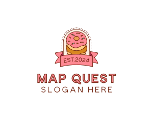 Donut Dessert Sweet logo design