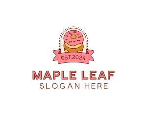 Donut Dessert Sweet logo design