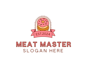 Donut Dessert Sweet logo design