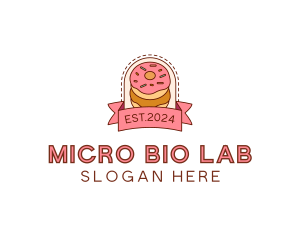 Donut Dessert Sweet logo design