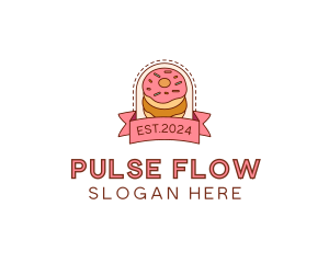 Donut Dessert Sweet logo design