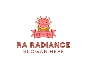 Donut Dessert Sweet logo design