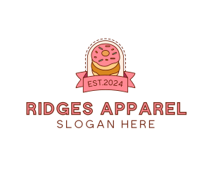 Donut Dessert Sweet logo design