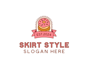 Donut Dessert Sweet logo design