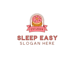 Donut Dessert Sweet logo design