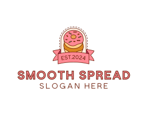 Donut Dessert Sweet logo design