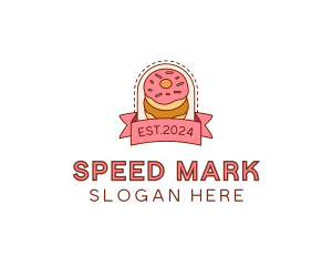 Donut Dessert Sweet logo design