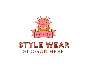 Donut Dessert Sweet logo design