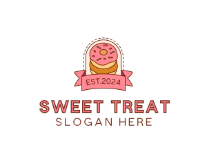Doughnut - Donut Dessert Sweet logo design