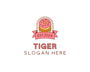 Donut Dessert Sweet logo design