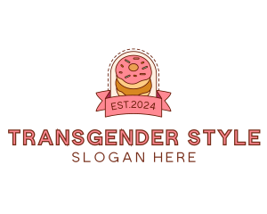 Donut Dessert Sweet logo design