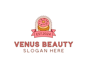 Donut Dessert Sweet logo design