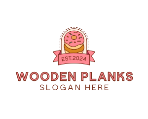 Donut Dessert Sweet logo design