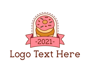 Sweets - Donut Dessert Sweet logo design