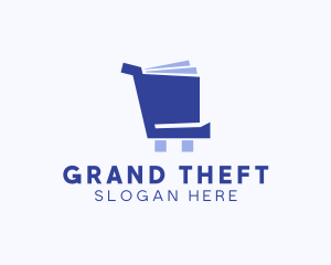 Shopping Cart Book Logo