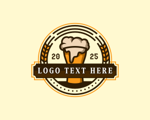 Beer Drink Winery Logo 