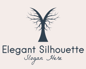 Silhouette - Dead Tree Silhouette logo design