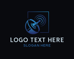 Provider - Satellite Signal Network logo design