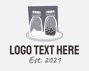 Condiments - Salt & Pepper Shaker logo design