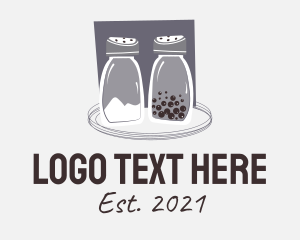 Grey - Salt & Pepper Shaker logo design