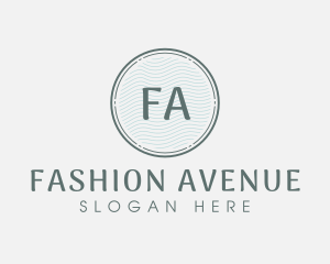 Retro Feminine Fashion logo design